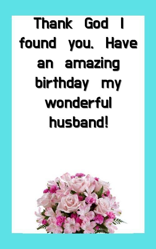 great birthday wishes for husband